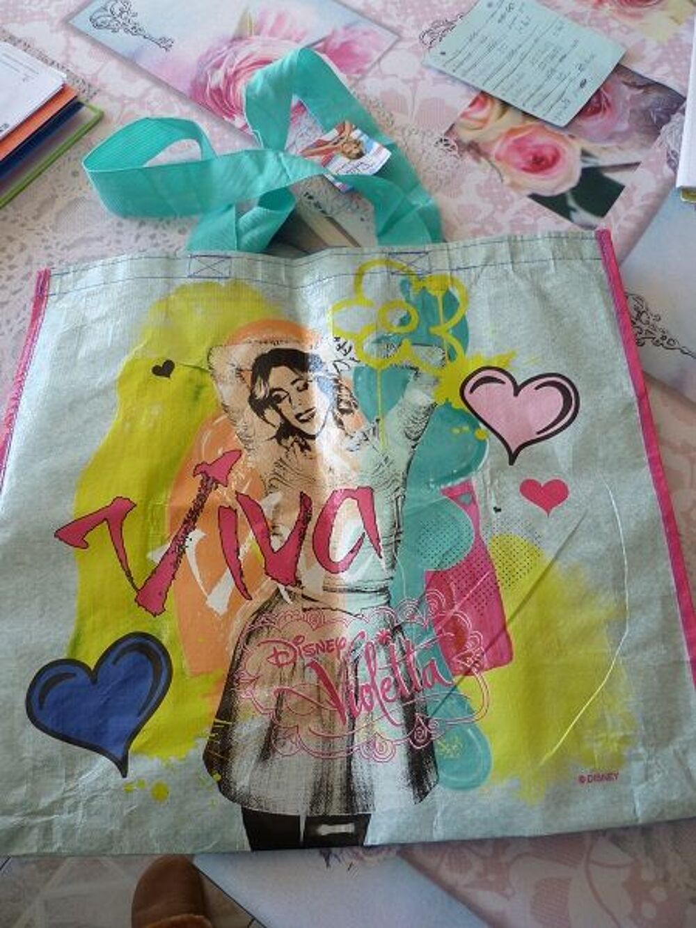 Sac shopping violetta manga japon anime enfant Maroquinerie