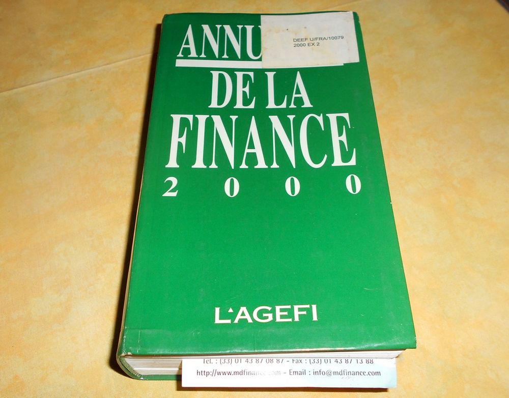 L'AGEFI de la finance 2000 Livres et BD