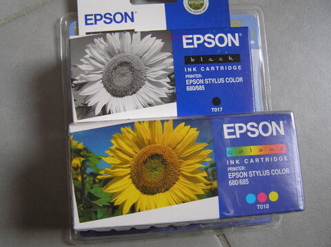 Cartouche EPSON T017/T018  pour Epson Stylus color 680/685 6 Labge (31)