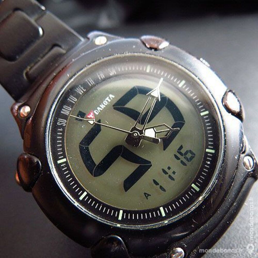 DAKOTA DUAL TIME NEL D341 MULTIFONCTIONS DAK0003 Bijoux et montres