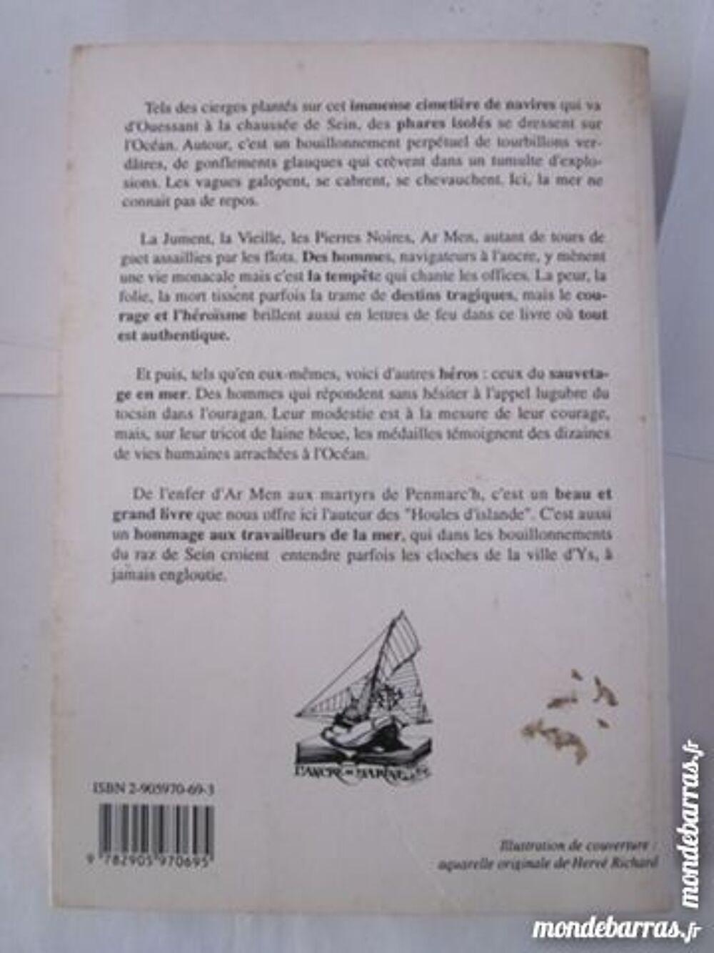 LES HOMMES DANS LA TEMPETE par EMILE CONDROYER Livres et BD