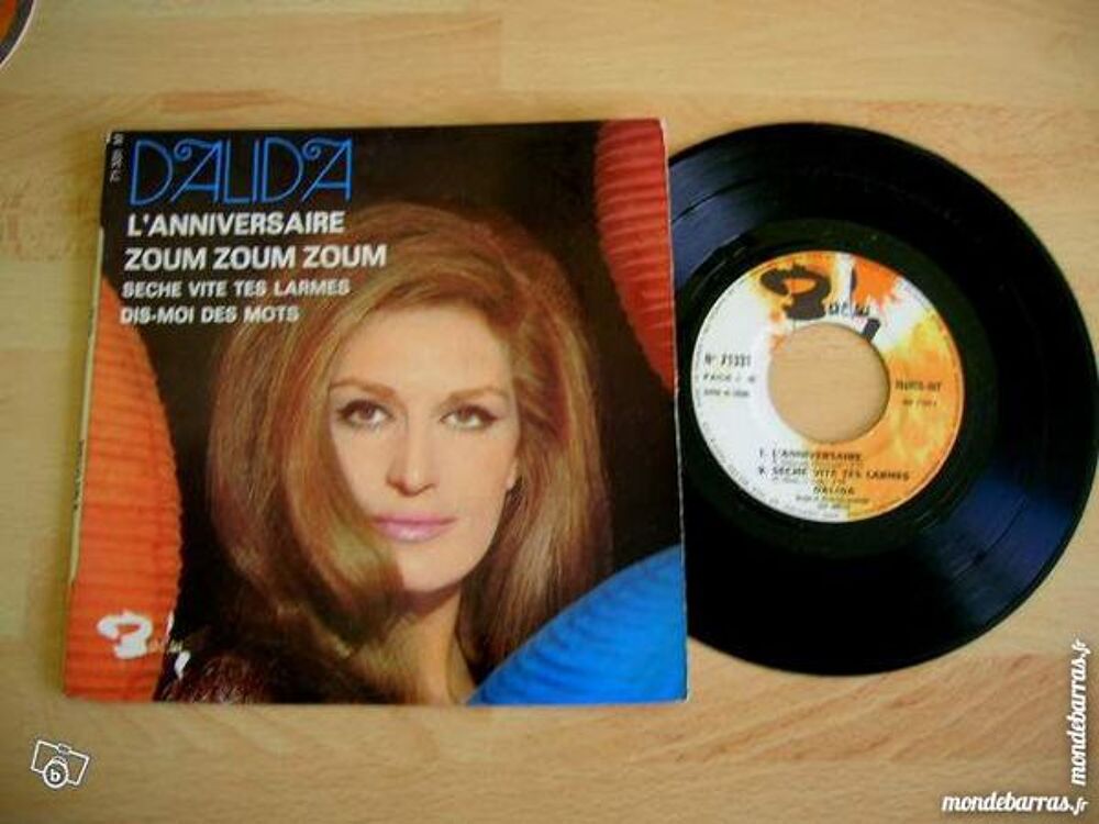 EP DALIDA L'anniversaire CD et vinyles