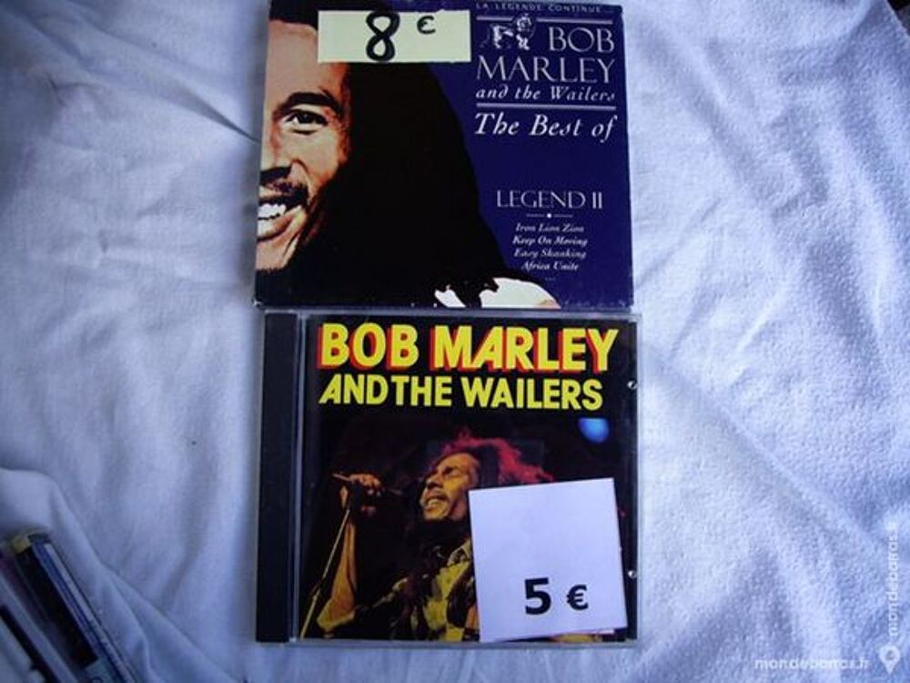 Divers CD de Bob MARLEY et de Jimmy HENDRIX CD et vinyles