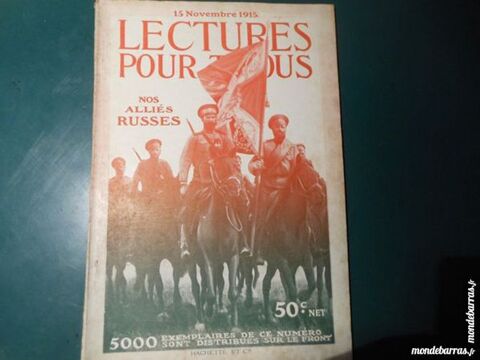 lecture pour tous du 15 novembre 1915 6 Grzieu-la-Varenne (69)