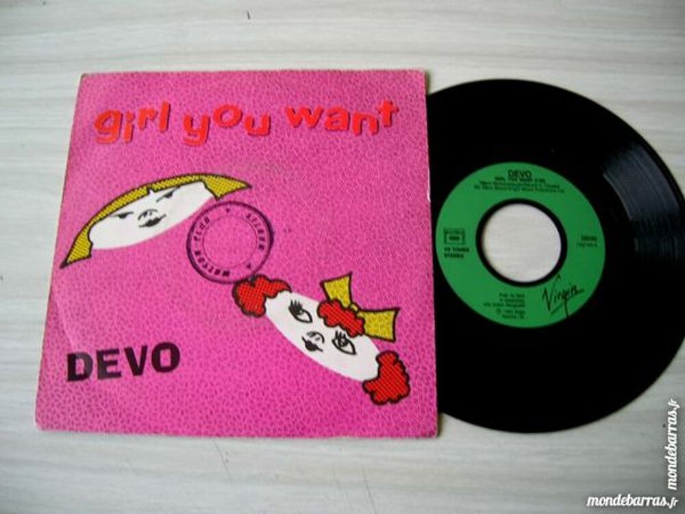 45 TOURS DEVO Girl you want CD et vinyles