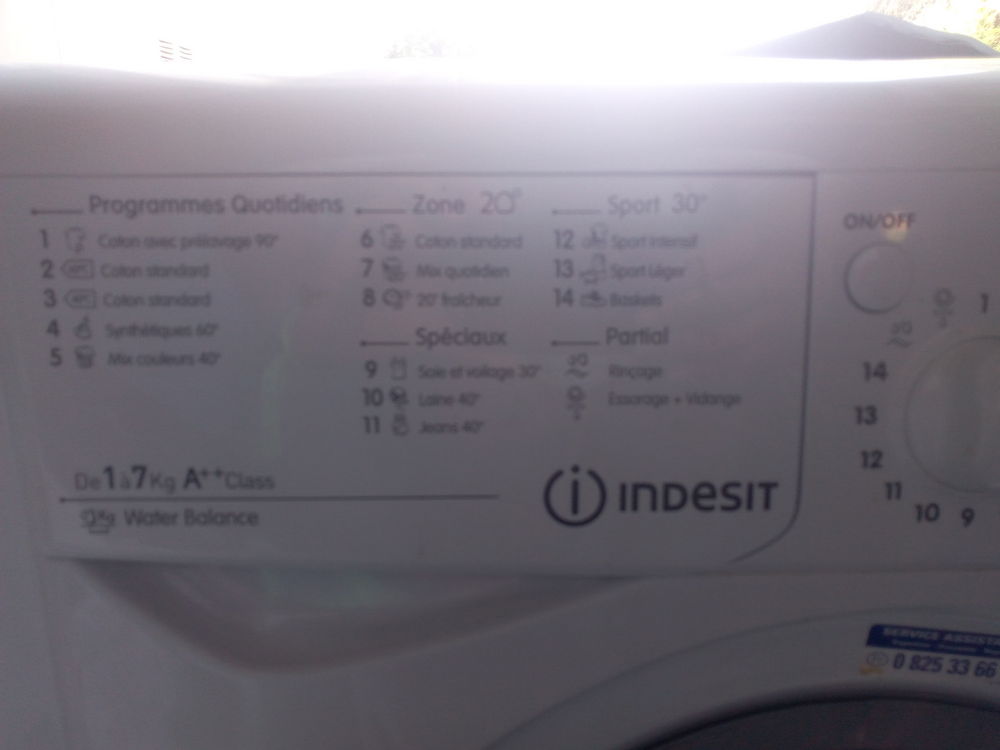 URGENT PRIX A NEGOCIER / Machine INDESIT 7kg Electroménager