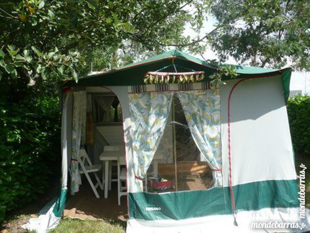   location caravane 3 places sur camping *** Bretagne, Bnodet (29950)