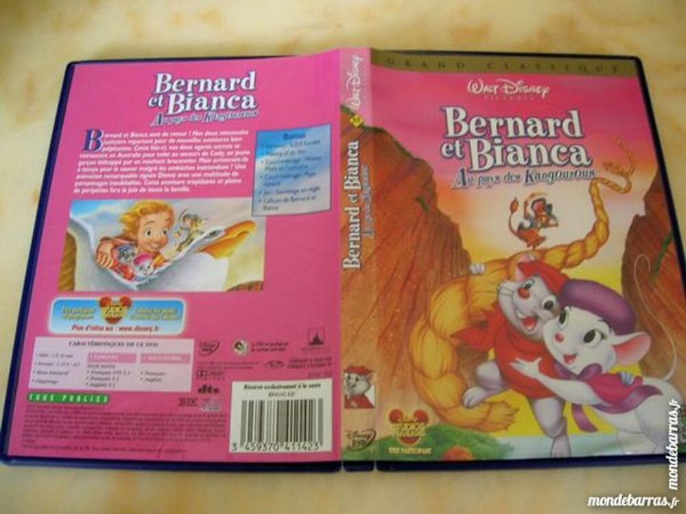 DVD BERNARD et BIANCA AU PAYS DES KANGOUROUS N&deg;35 DVD et blu-ray