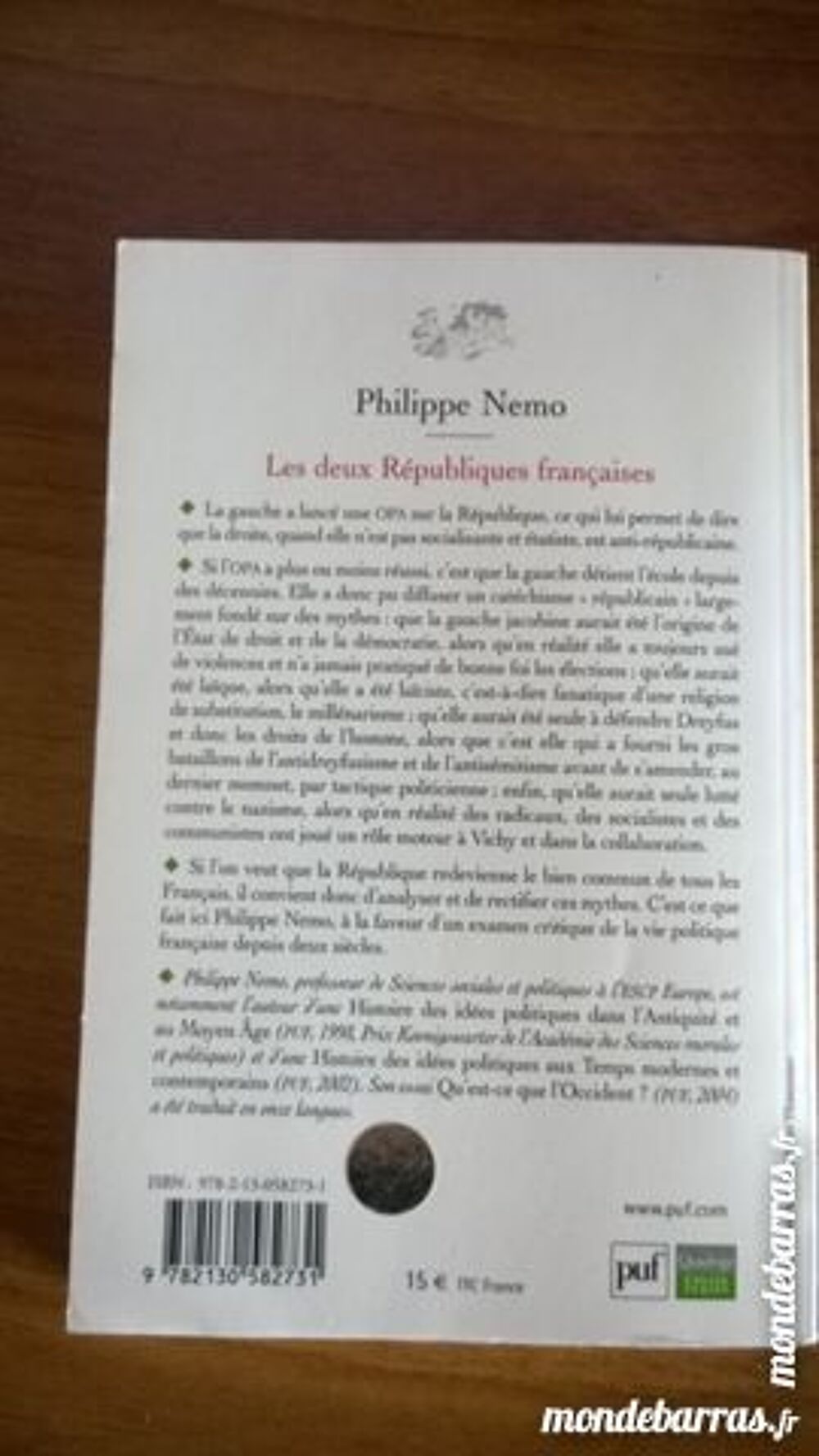 Philippe Nemo Livres et BD