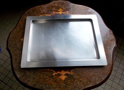 Plateau plat en inox longueur 48cm largeur 36cm 25 Monflanquin (47)