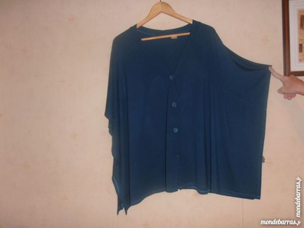 Gilet carr&eacute; bleu Vêtements