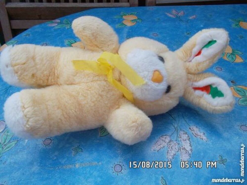 peluche lapin jaune Jeux / jouets