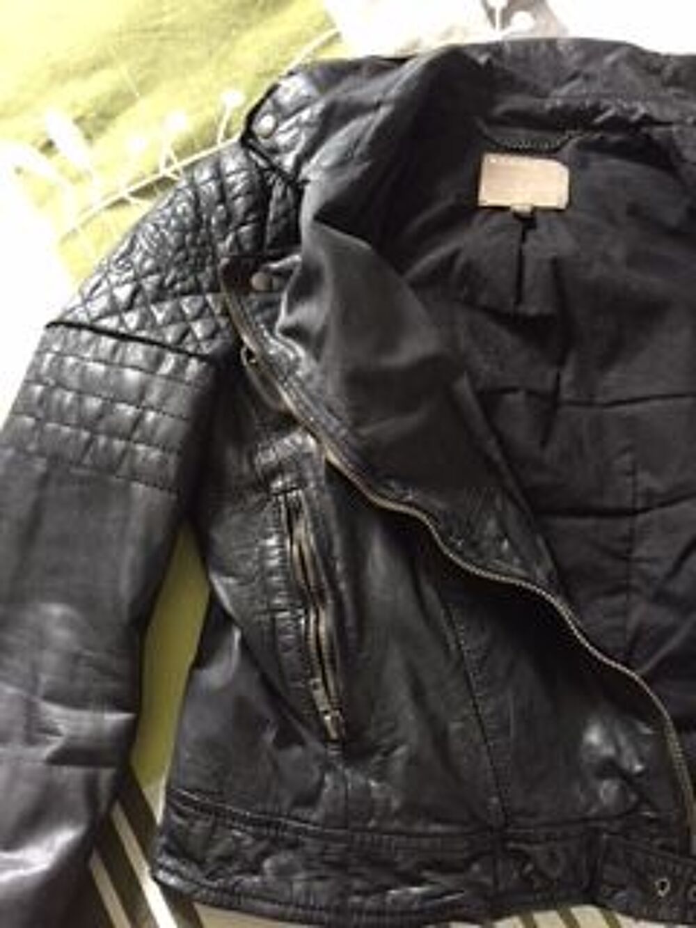 Blouson cuir Vêtements