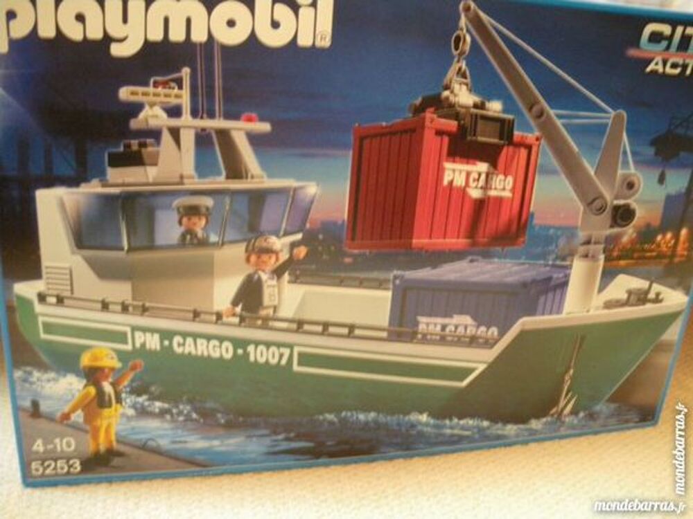 Playmobil - cargo avec grue de chargement Jeux / jouets