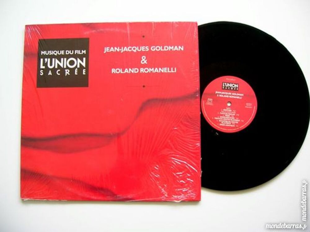 33 TOURS GOLDMAN/ROMANELLI L'union Sacr&eacute;e - Film CD et vinyles