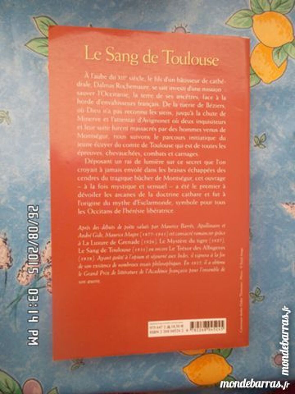 LE SANG DE TOULOUSE Livres et BD