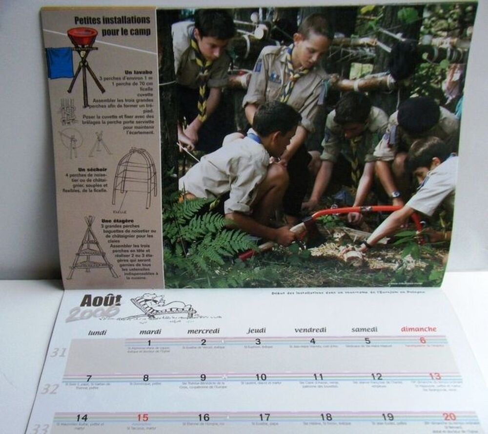 CALENDRIER 2006 GUIDES &amp; SCOUTS D'EUROPE 