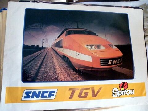 maquette d'impression Journal de Spirou sur le TGV 20 Viriat (01)