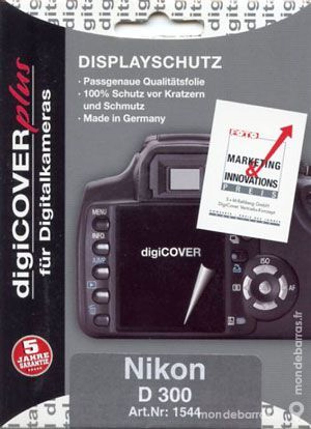 Film de protection neuf pour &eacute;cran de NIKON D300 Photos/Video/TV