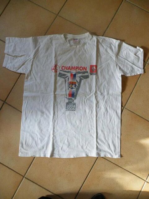 Tshirt Olympique lyonnais champion de france 2004-2005 25 Viriat (01)