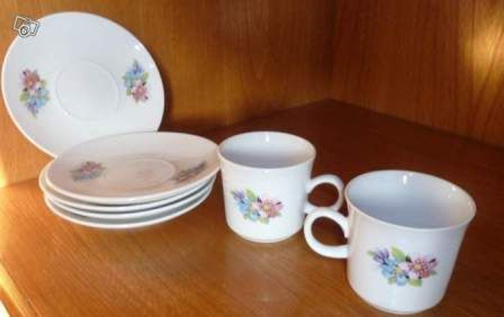 TASSES A CAFE FLEURIES Electroménager