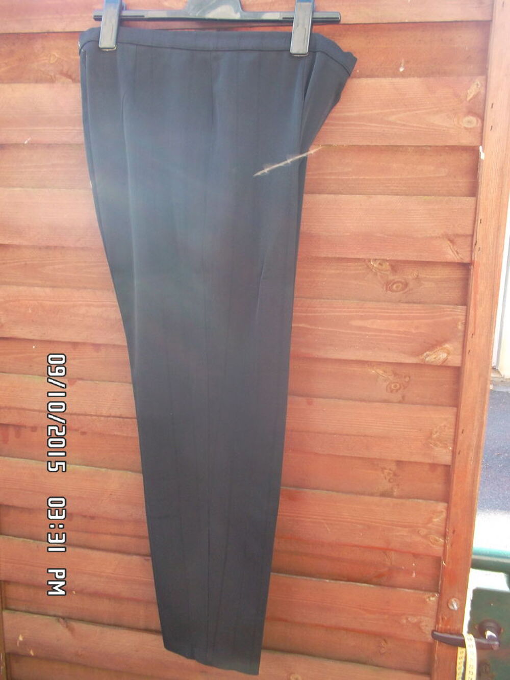 PANTALON DE VILLE NOIR*JUSTE 3E*KIKI60230 Vêtements