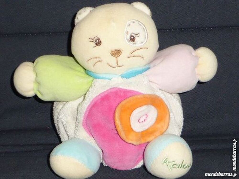 Kaloo - Doudou P'tit CHAT POP 123 18 cm Puériculture