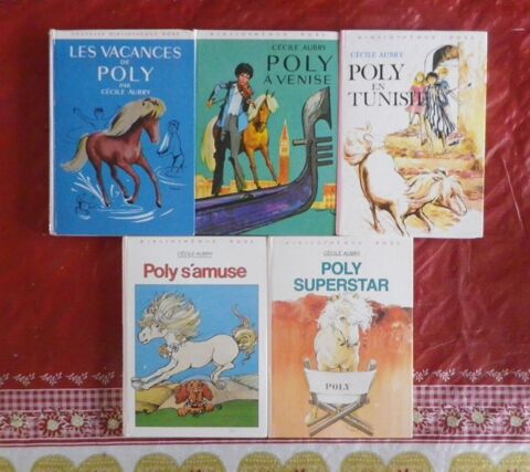 LOT DE 5 POLY BIBLIO ROSE (ou � l'unit�) 8 Attainville (95)