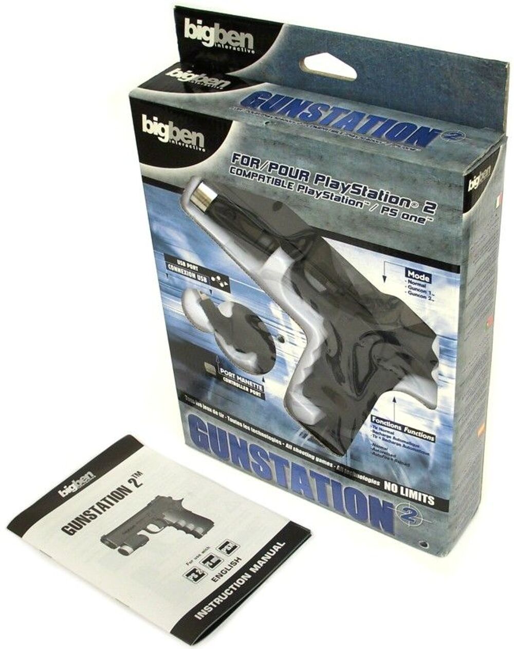 Pistolet Gunstation 2 pour console PS1 / PS2 Jeux / jouets