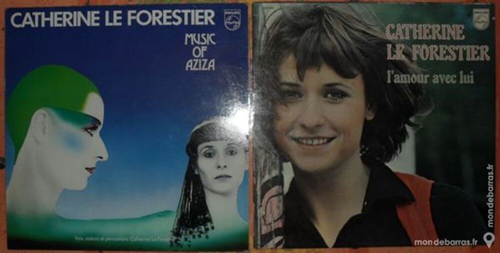 2 vinyls 33 tours Catherine Le Forestier CD et vinyles