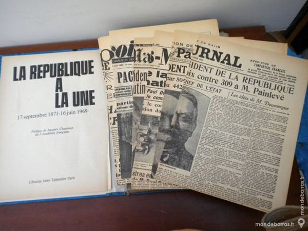 LA REPUBLIQUE A LA UNE 