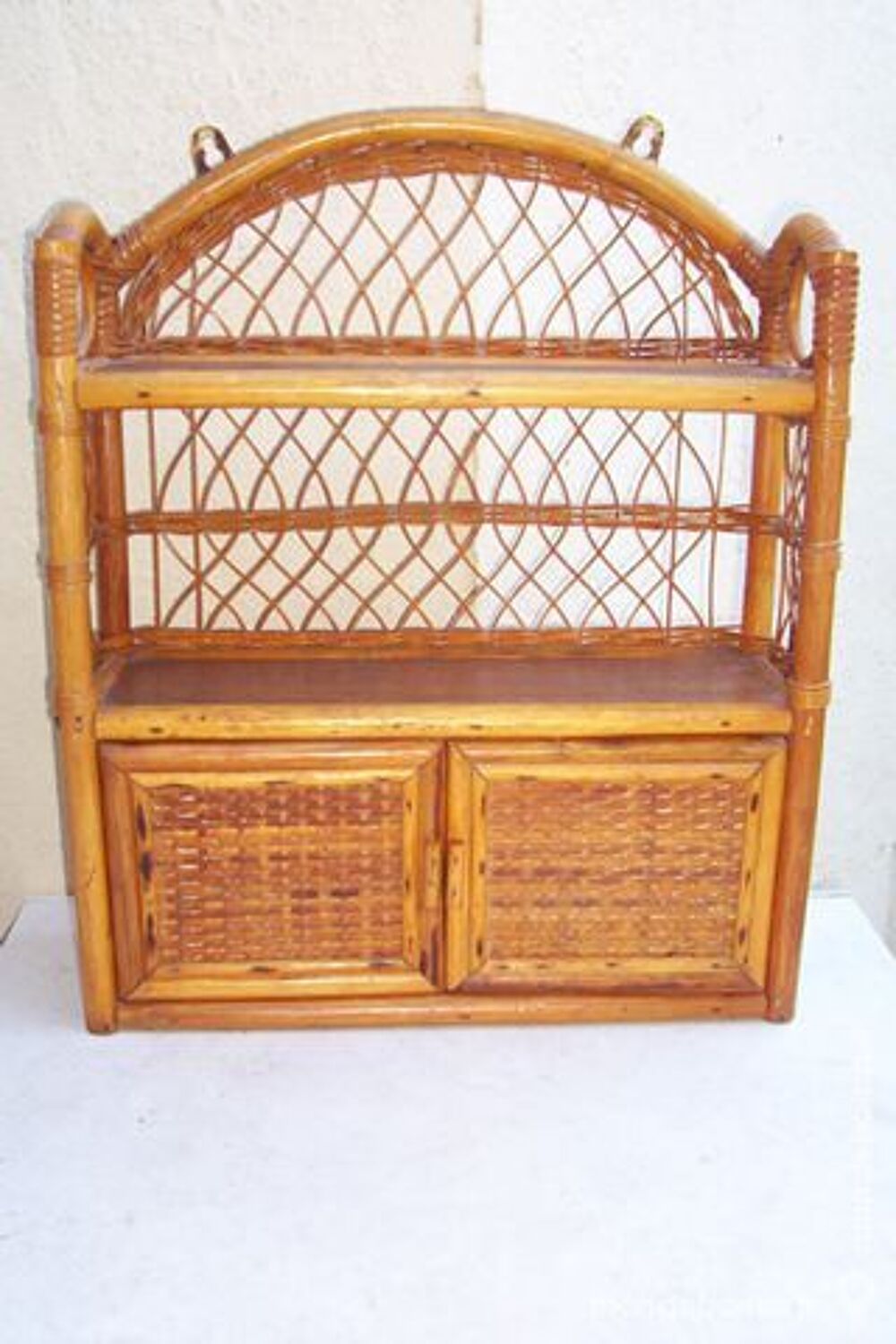 armoire de toilette rotin osier Cuisine
