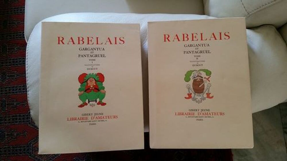 Gargantua et Pantagruel de RABELAIS. Illustration de DUBOUT. Livres et BD