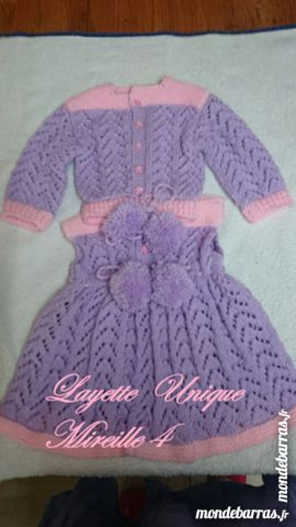 Robe et cache coeur ajour&eacute;s Vêtements enfants