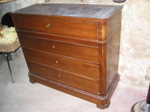 Commode ancienne de chambre louis Philippe noyer a 100 Marseille 13 (13)