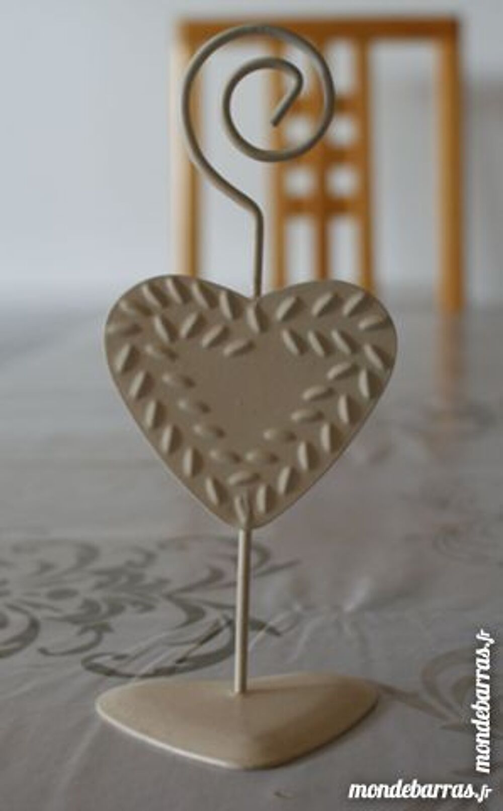 "Porte photo ""Cœur""" Décoration