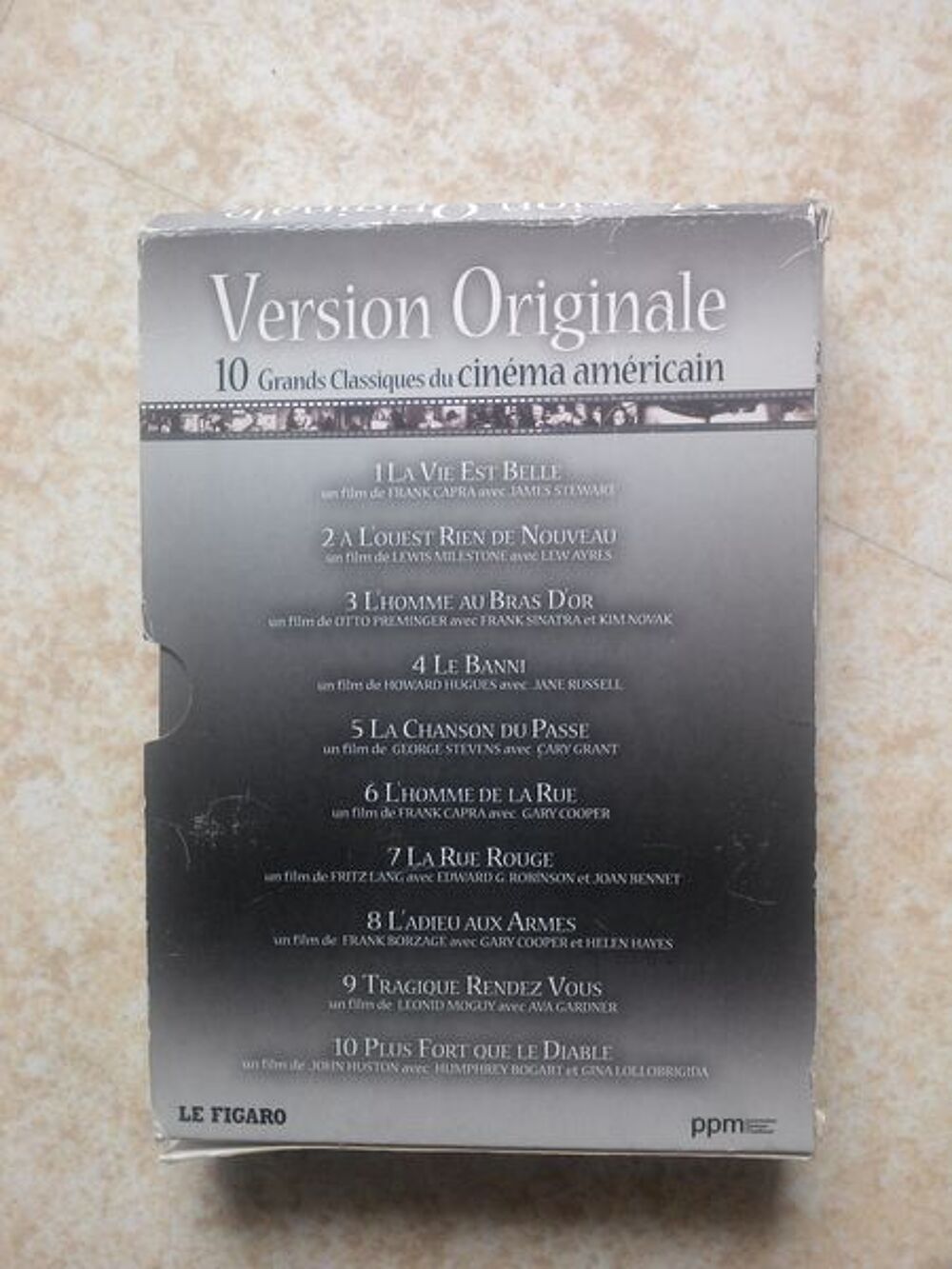 LE FIGARO - 10 DVD CLASSIQUES DU CINEMA AMERICAIN DVD et blu-ray