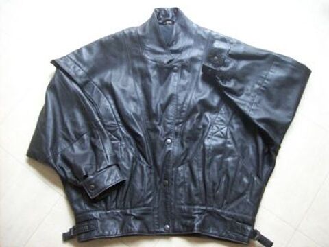 grand BLOUSON CUIR noir - 42 - zoe 9 Martigues (13)
