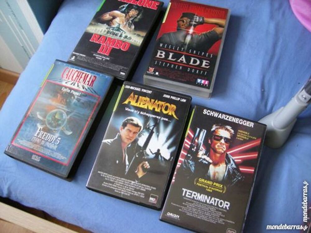 5 FILMS V H S DVD et blu-ray