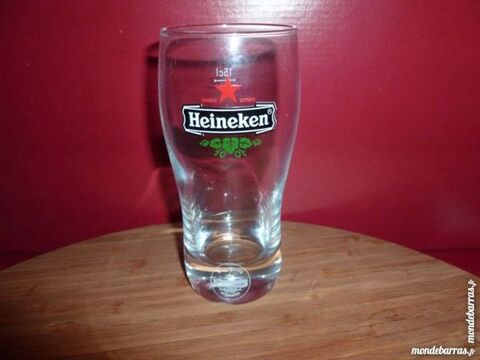 T33: 6 verres  bire HEINEKEN 1/2 Pinte 25 cl 8 Vaural (95)