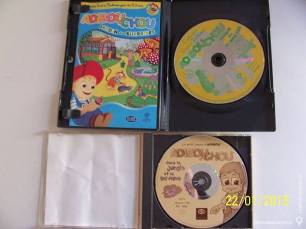 JEUX DE PC/MAC LES 2 ADIBOUDCHOU 2/4ANS +++++++++ Matériel informatique