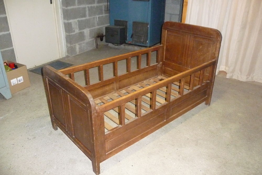 lit d'enfant ancien en bois Meubles