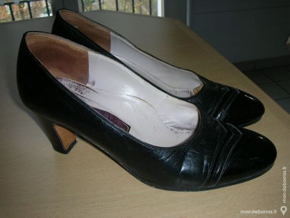 Escarpins cuir et verni Chaussures