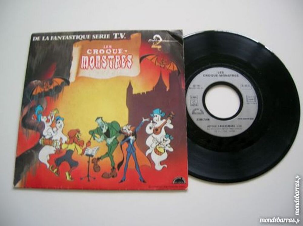 45 TOURS LES CROQUE MONSTRES - G&eacute;n&eacute;rique D.A. A2 CD et vinyles