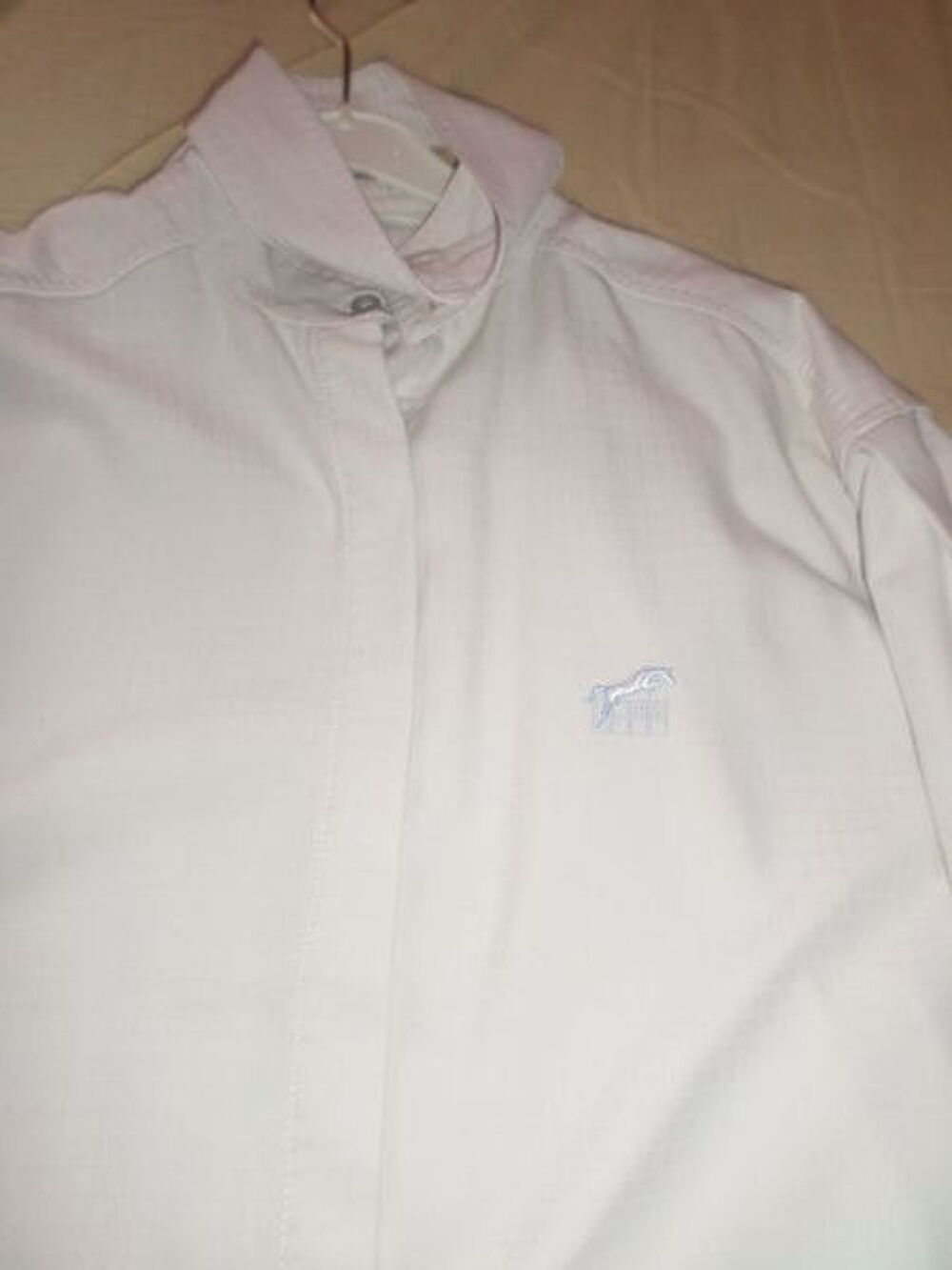Chemise blanche de concours d'&eacute;quitation Herv&eacute; godignon Sports