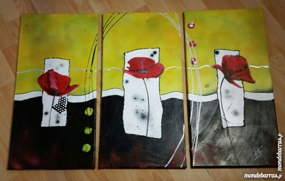 Tableau moderne: coquelicots Décoration