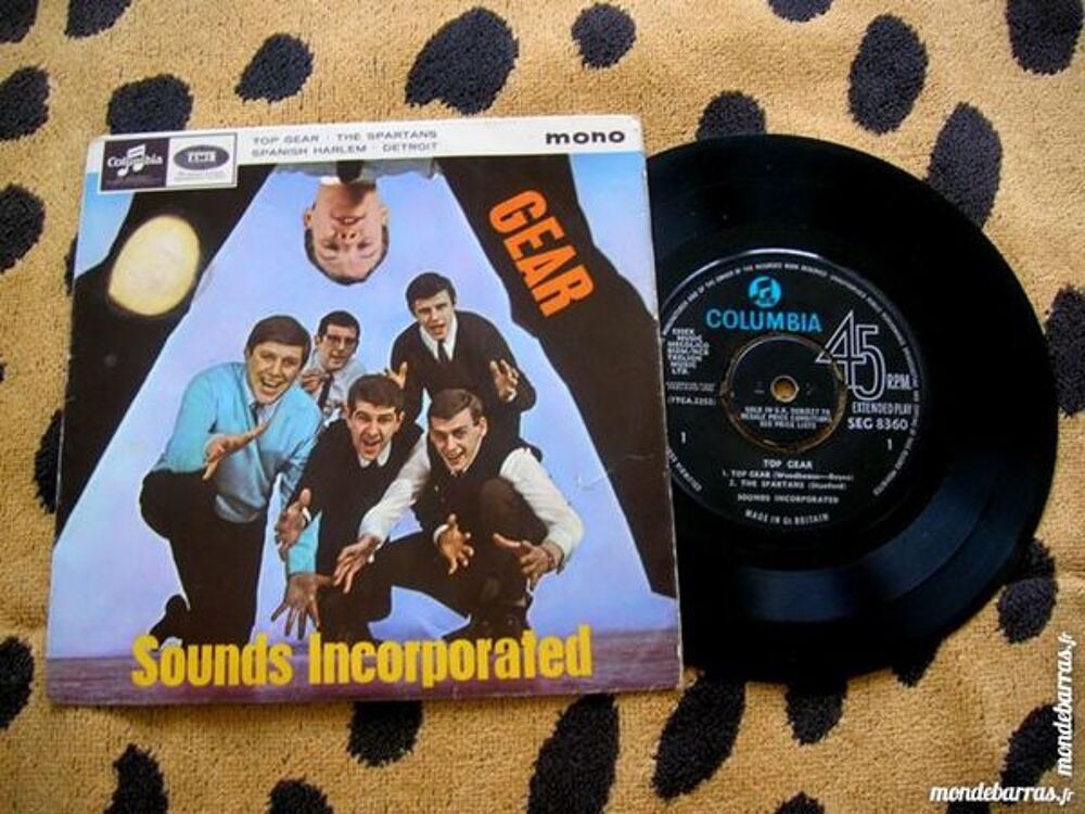 EP SOUNDS INCORPORATED Top Gear - 60'S BEAT UK CD et vinyles