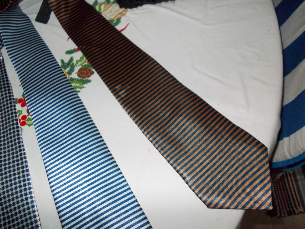 lot de 3 cravattes Vtements