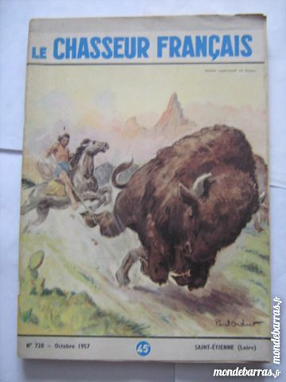 LE CHASSEUR FRANCAIS N&deg; 728 illustration P ORDNER Livres et BD