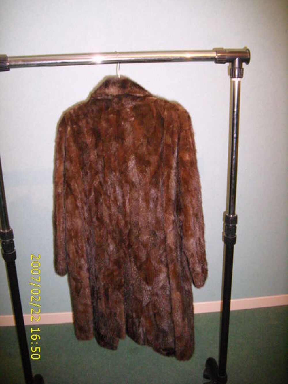 manteau de vison pleine peau tr&egrave;s bon &eacute;tat Vêtements